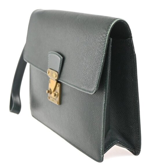 LOUIS VUITTON Pochette Kourad Clutch Hand Bag Taiga Leather GN M30194 02KC073 - Picture 2 of 16